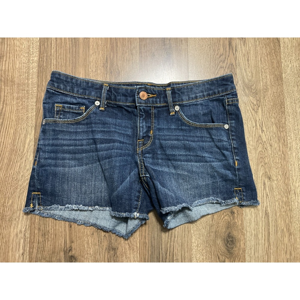 Mossimo Denim Shorts, Youth Girls Size 2, Blue,Mid Rise, Midi